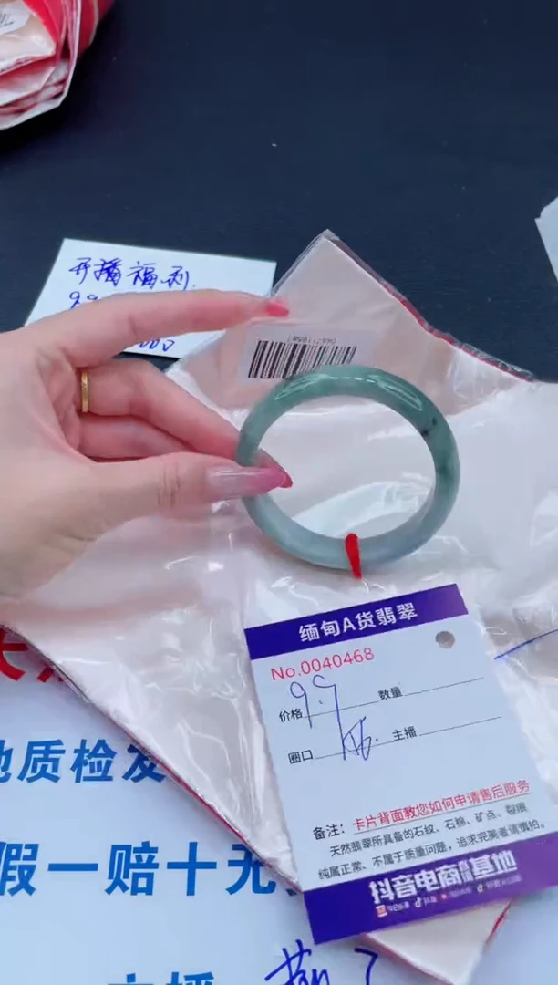未镶嵌手镯翡翠9.9