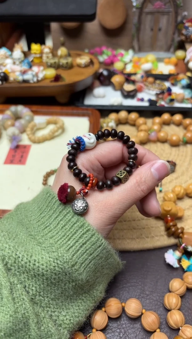 把件紫金钵盂菩提小*阿呆手捻