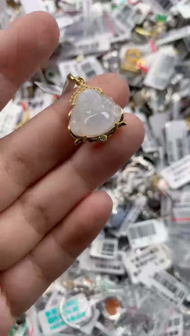 银S925镶嵌戒指翡翠1010   2