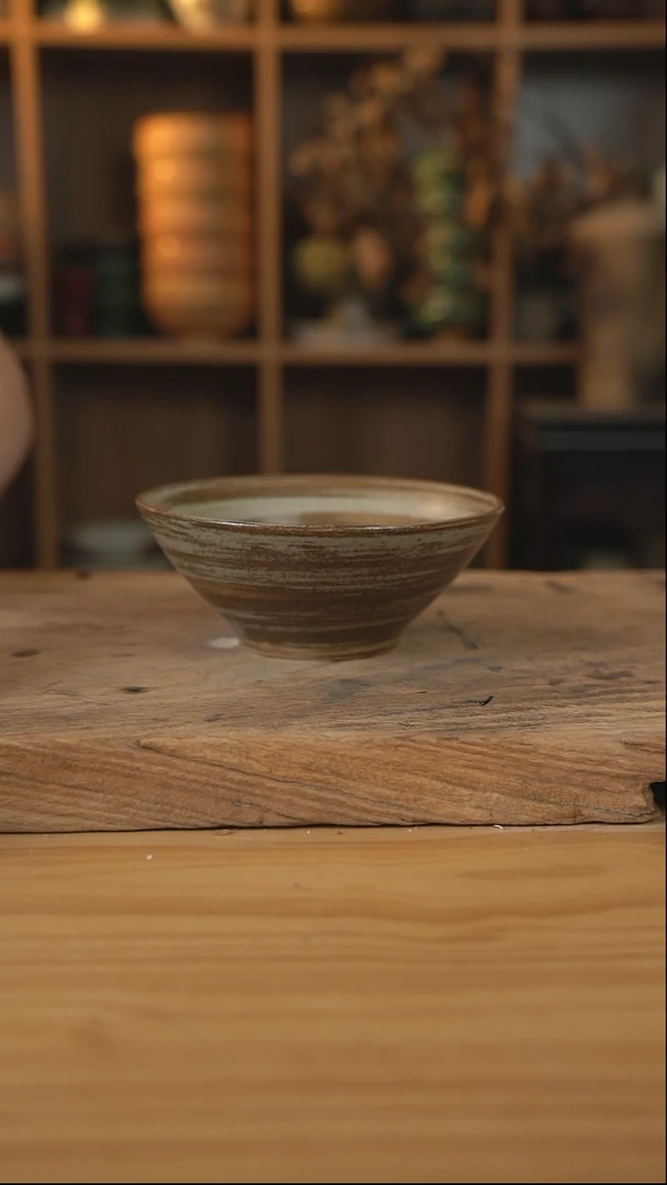 岁月风情的7英寸斗笠碗