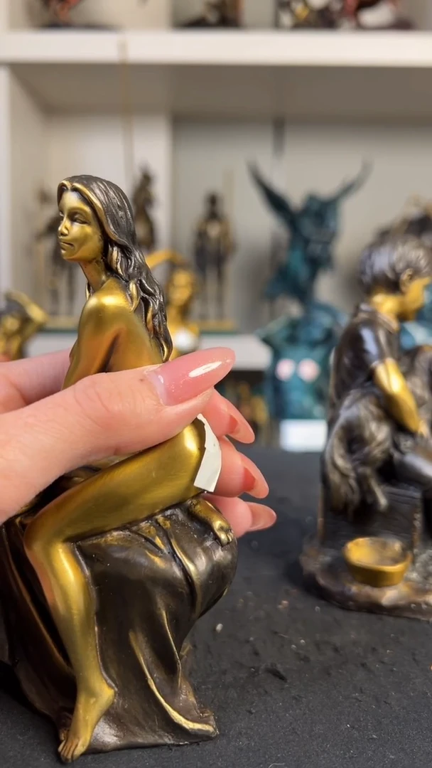 欧美精黄铜雕塑精品