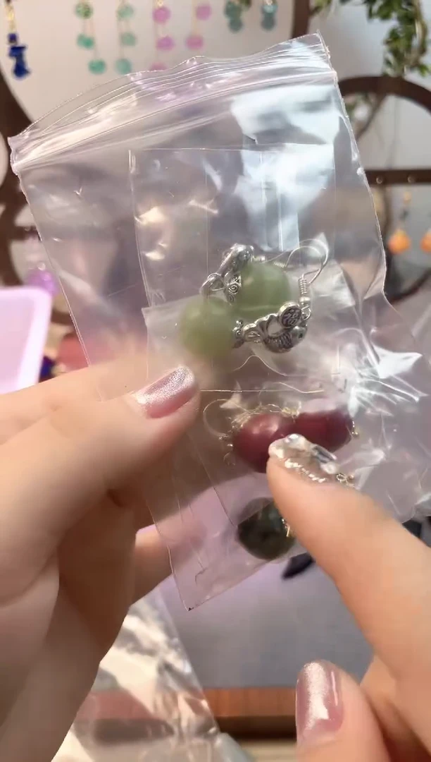 未镶嵌翡翠耳饰福袋30