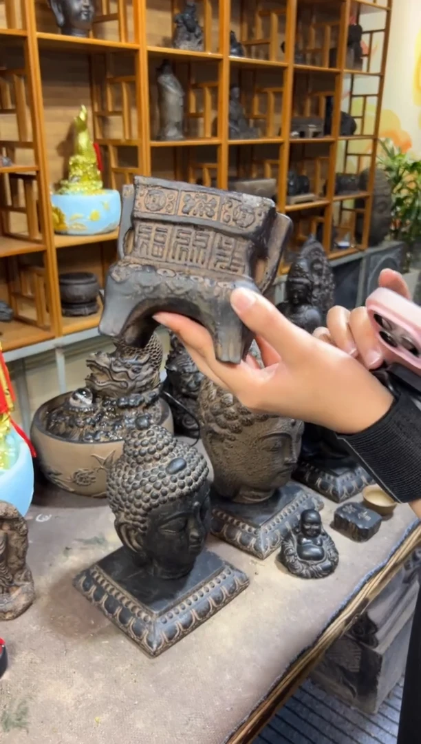 陶土【火山泥】香炉