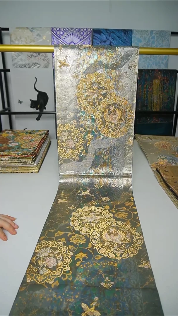 织绣织锦45凤凰。