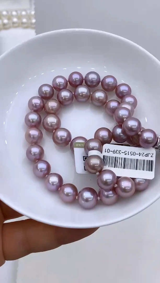 【闪购商品】淡水珍珠项链未镶嵌96 9-11mm