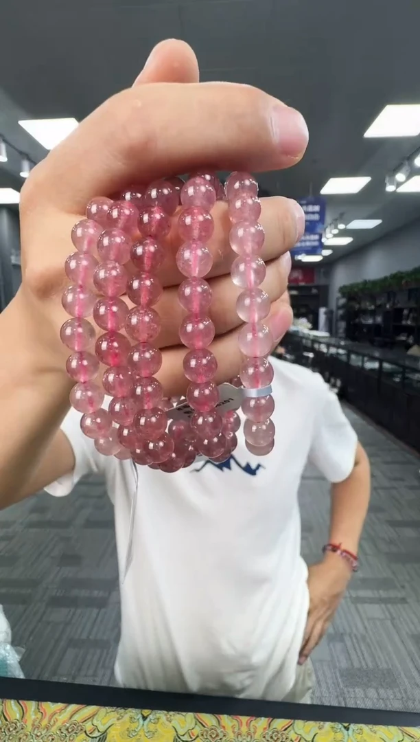 石英质玉手链未镶嵌CK259 约8mm多样式发一件