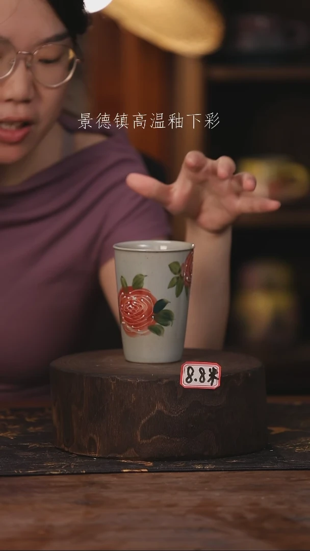 陶瓷景德镇高温釉下手绘陶瓷243