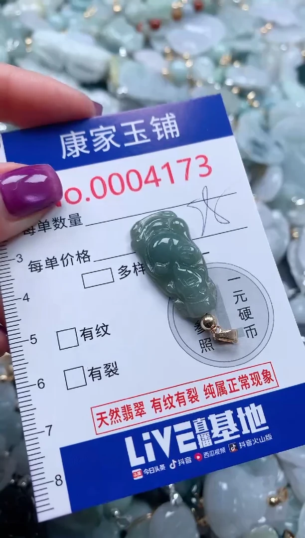 颈饰未镶嵌翡翠4173