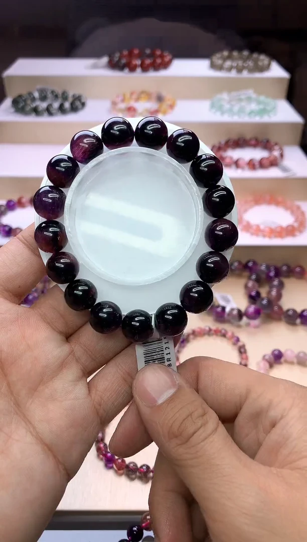 【闪购商品】水晶手链未镶嵌紫超七单圈12m+