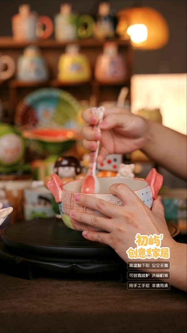 陶瓷手工手绘餐具