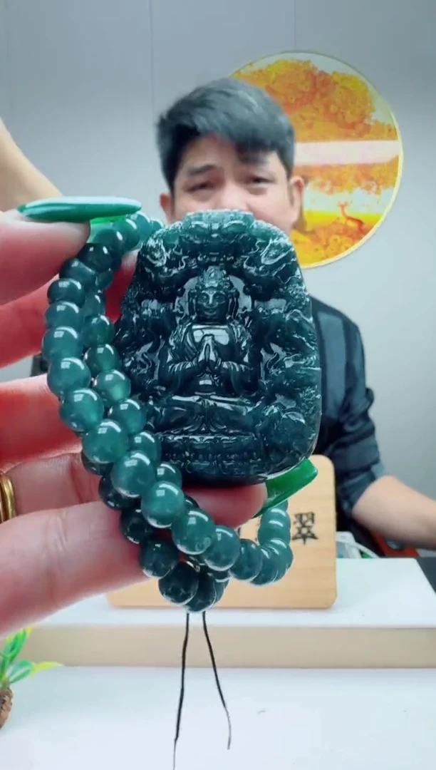 翡翠未镶嵌颈饰多样性随机发其一