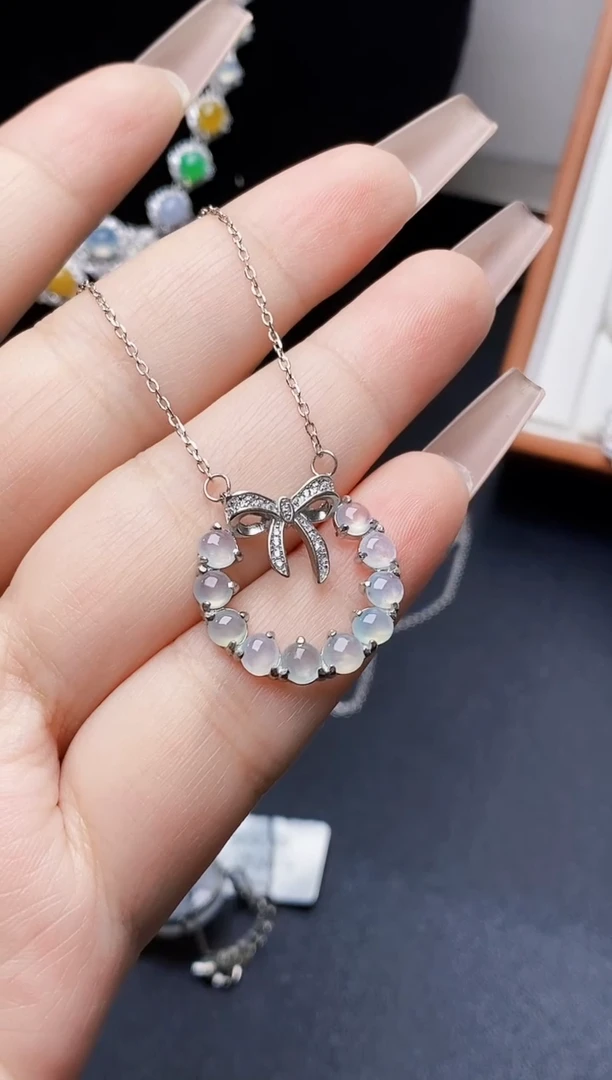 银S925镶嵌戒指翡翠0519