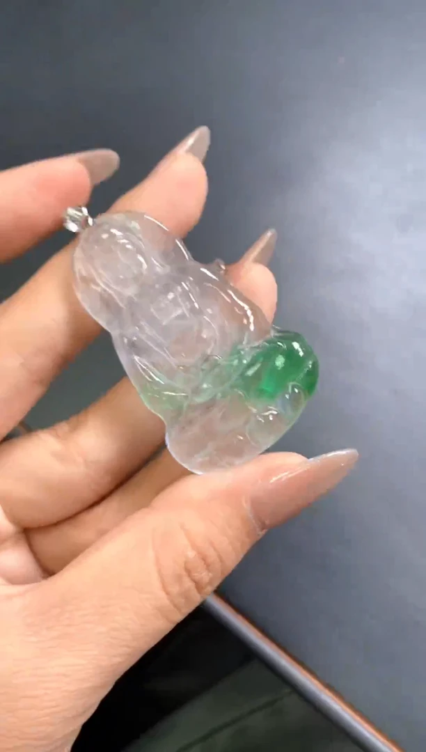 颈饰未镶嵌翡翠(配扣头多样性发其一）42