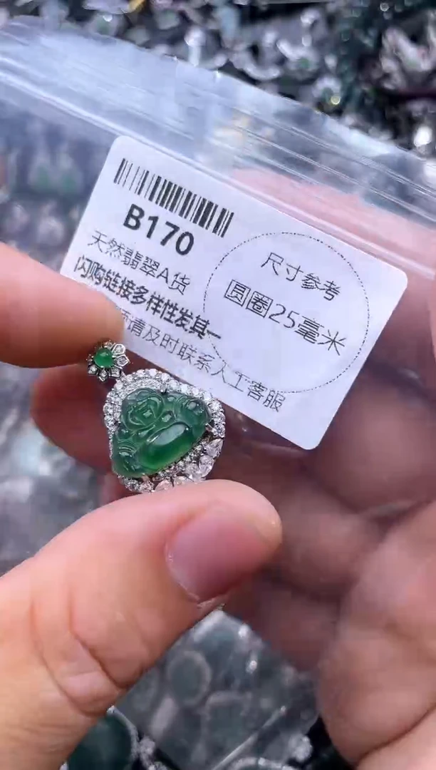 【闪购商品】翡翠颈饰未镶嵌B170吊坠