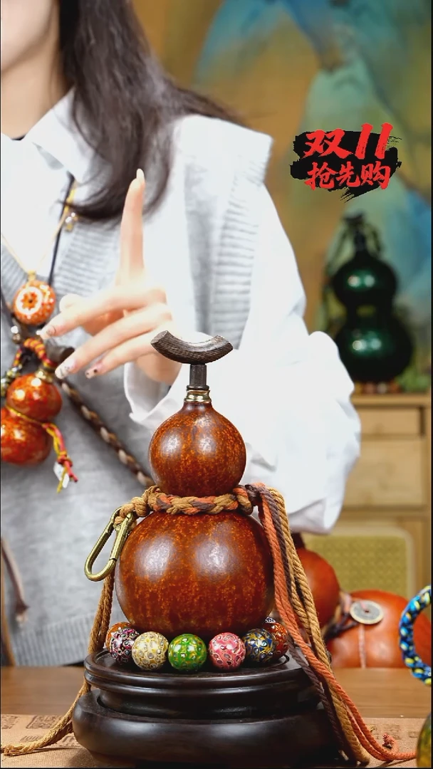 XX002大漆酒葫芦不包手串