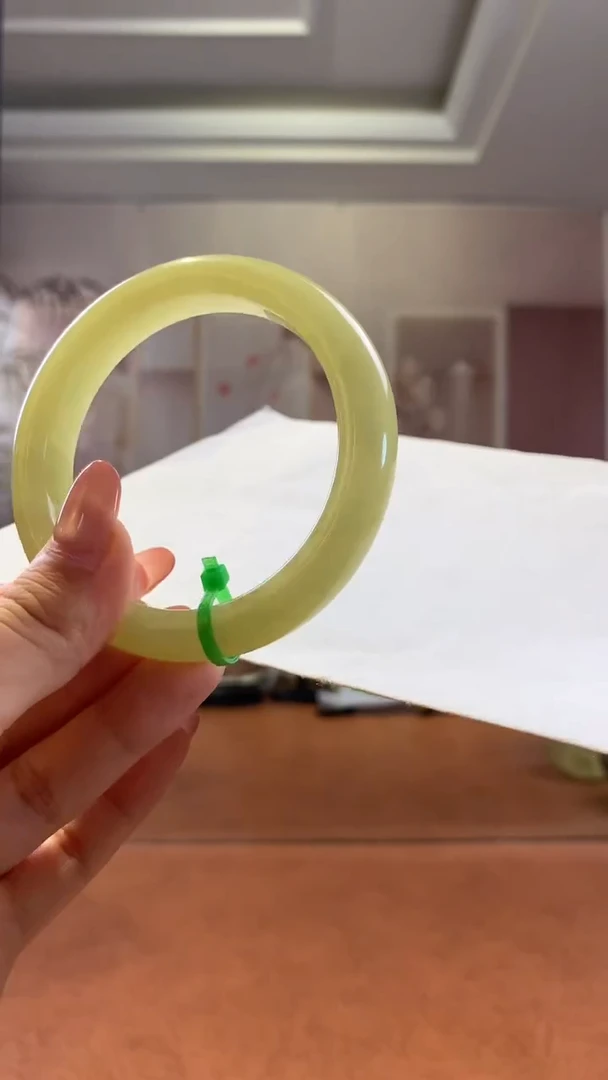 未镶嵌和田玉挂件新疆若羌黄口手镯58圈