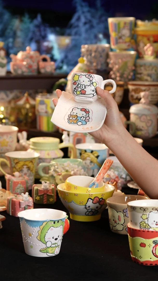 其他陶景德镇釉下彩手绘设计师款陶瓷