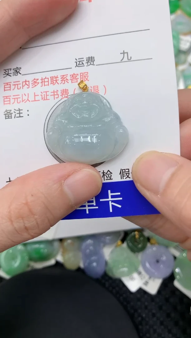 【闪购商品】翡翠颈饰18K金镶嵌11111111