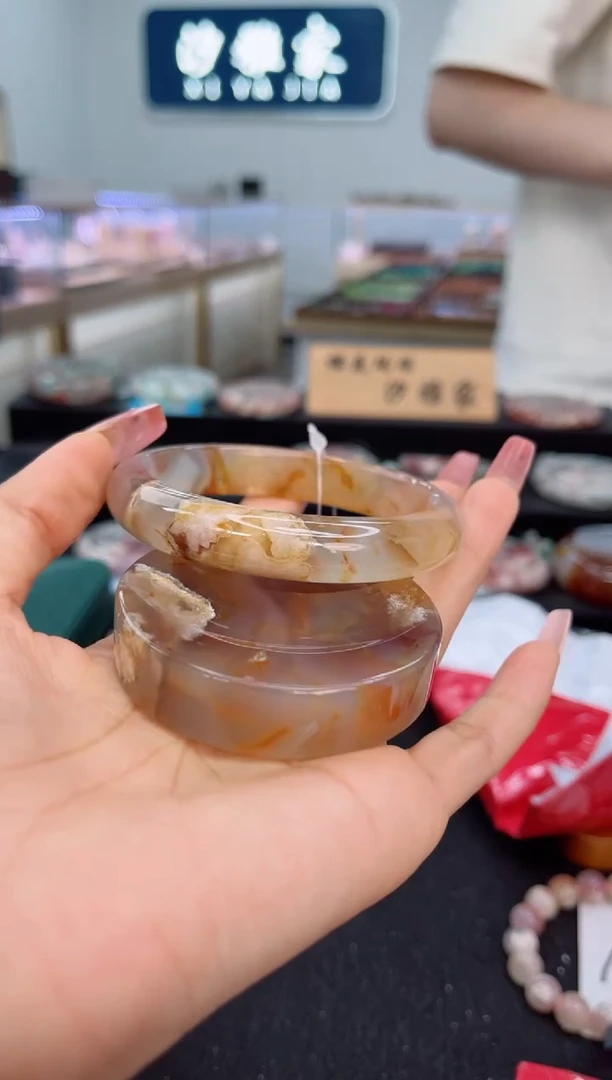 石英质玉手镯未镶嵌62圈口（赠品镯心）S96680