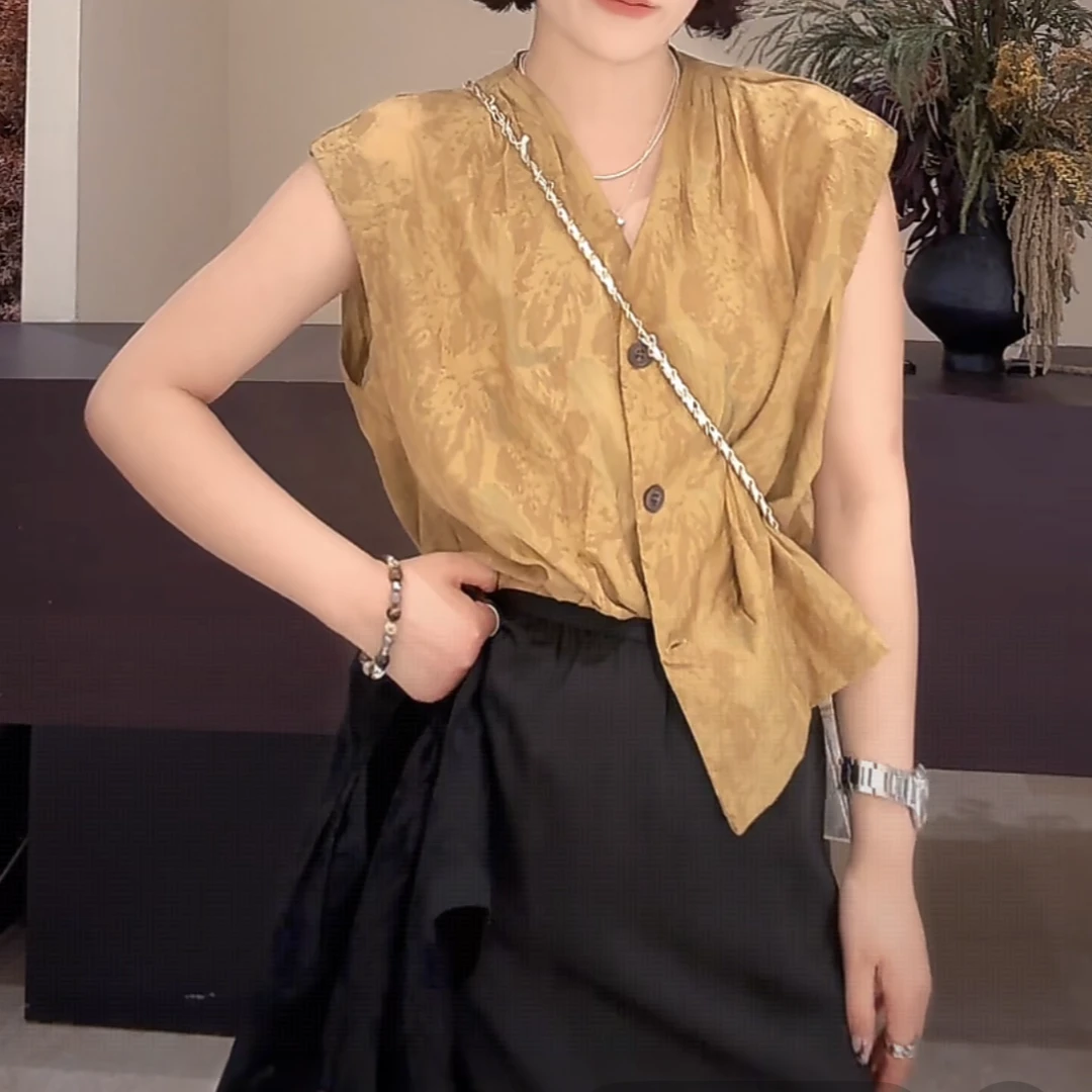 【格子家】夏季气质高定款马甲B103