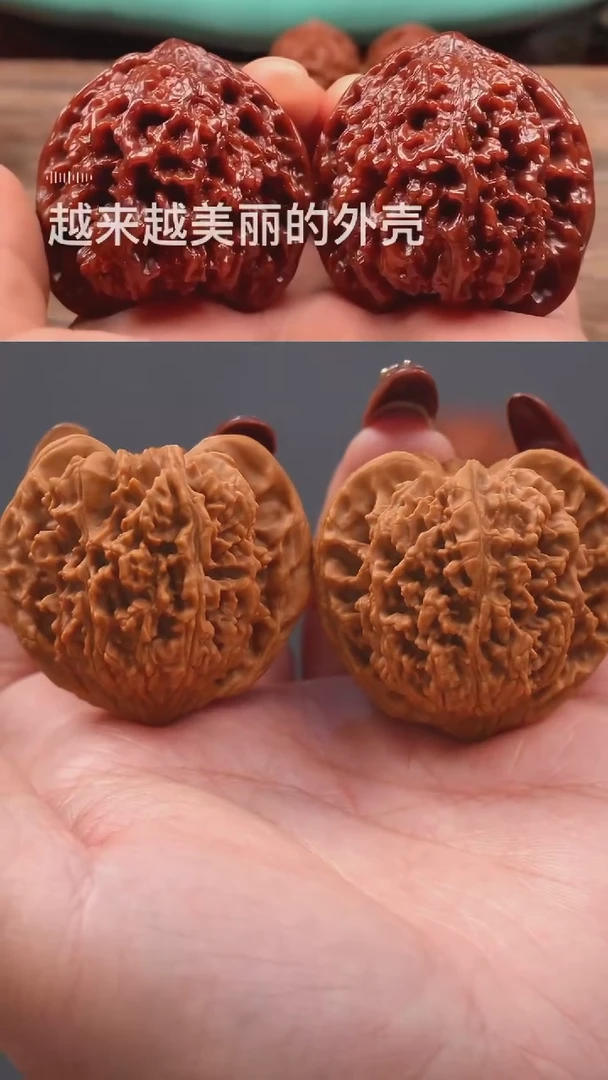 【闪购商品】文玩核桃把件42满天星狮子头（微修）