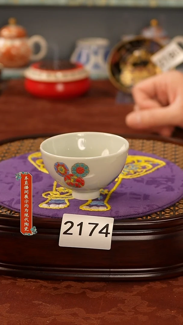 瓷片景德镇手工手绘2174