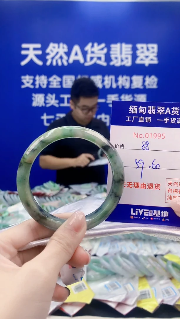 未镶嵌手镯翡翠天然翡翠A货1995