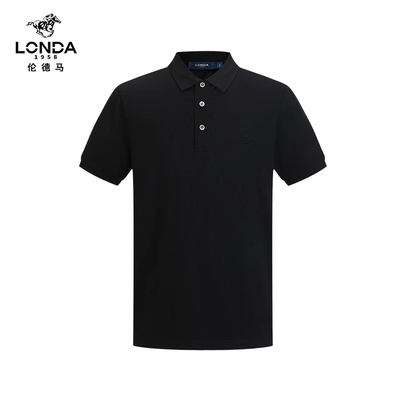 【LONDA伦德马】25春夏商务轻奢男士凉感亲肤polo衫男款2025