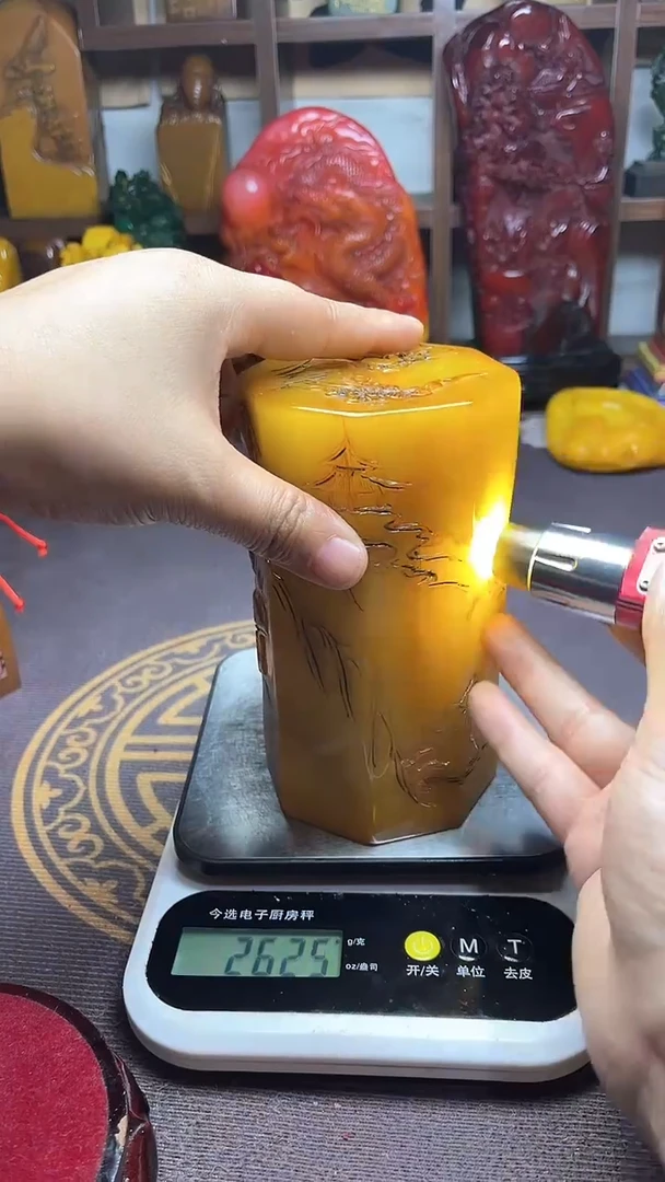 寿山石印石纯天然石料