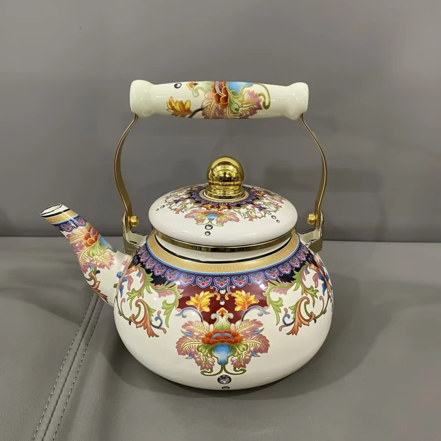 cym加厚搪瓷冷水壶珐琅欧式茶壶