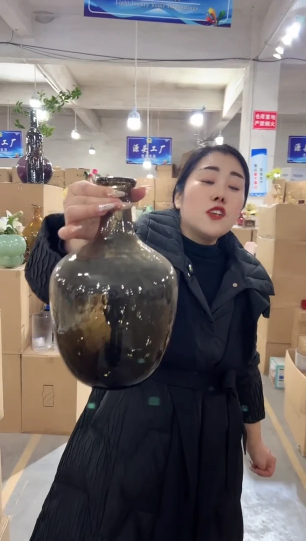 【闪购商品】玻璃花伴你花瓶-微瑕-J2KPX