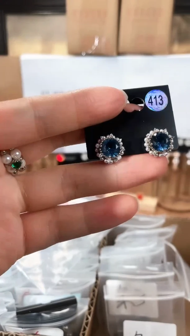 合金925银锆石里413