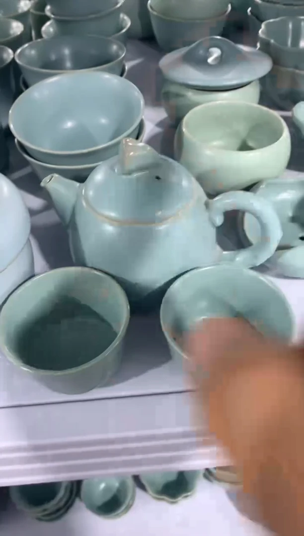 【清！一件不留】汝窑、茶壶盖碗茶杯主人杯微矿点
