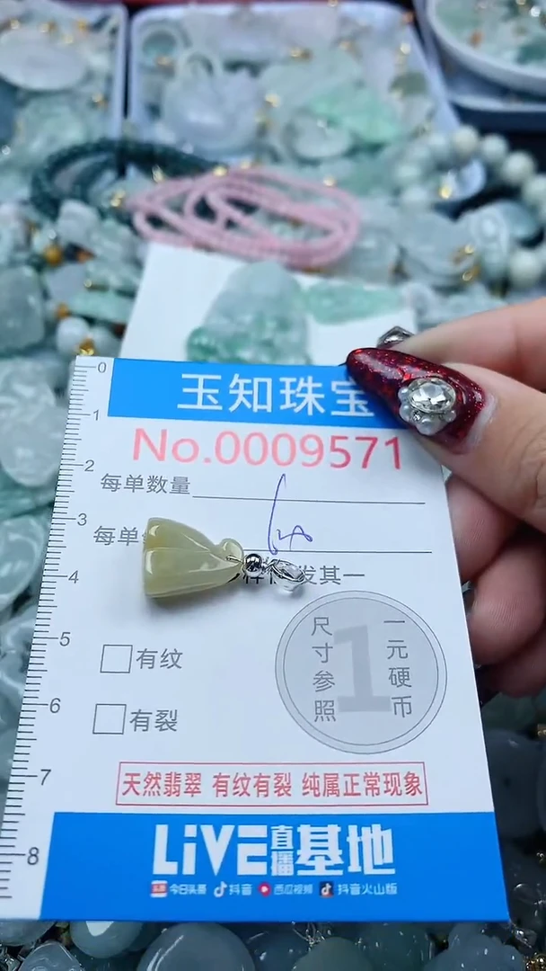 吊坠(不含链)未镶嵌翡翠9571