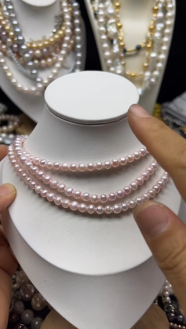 淡水珍珠未镶嵌颈饰多人