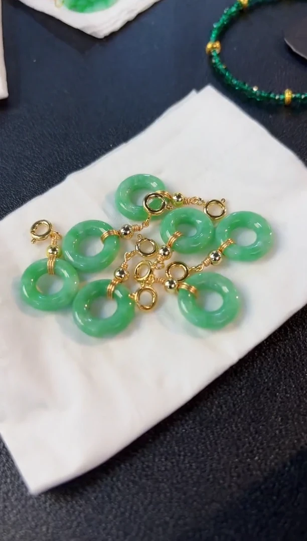 【闪购商品】翡翠颈饰未镶嵌3缅料A货/多样性/一件