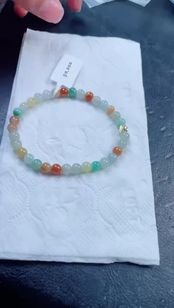 定制翡翠未镶嵌珠串多样性发货