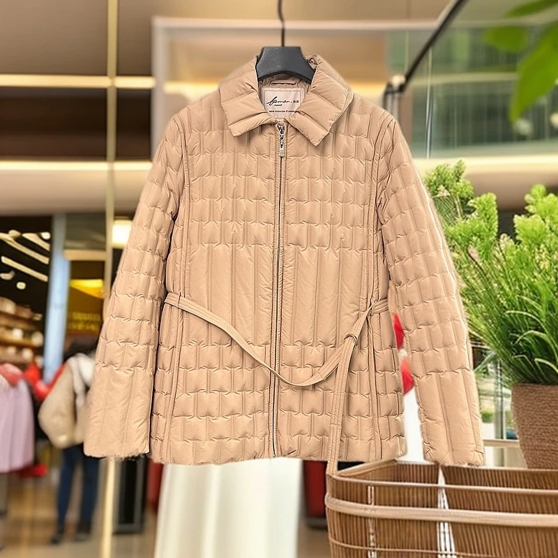 轻奢精致休闲时尚女士轻薄女款羽绒服  B-216