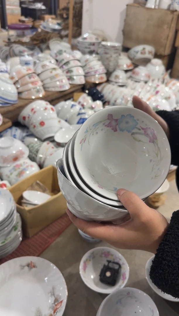 摆件秋*四个碗微瑕请慎拍