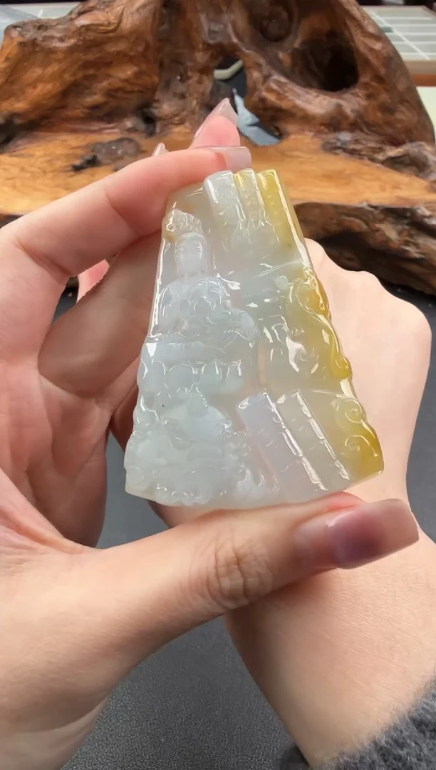 吊坠(不含链)未镶嵌翡翠翡翠饰品-281