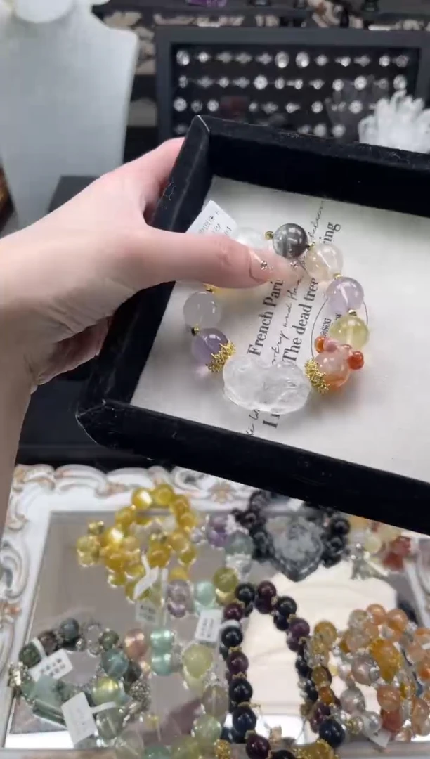 【闪购商品】水晶手链未镶嵌天然水晶 多样性发货