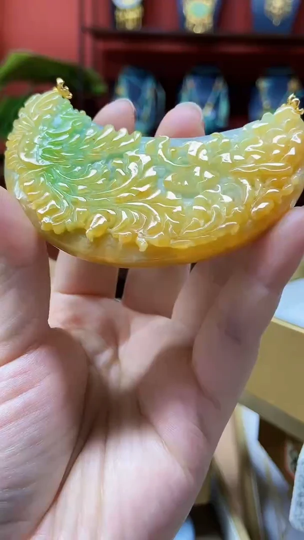 颈饰未镶嵌翡翠翡翠吊坠