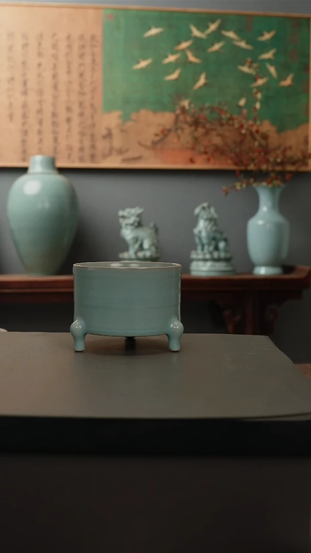 原产地原矿   三足炉