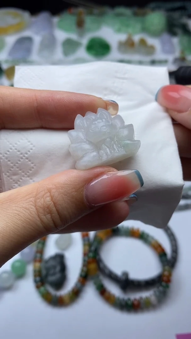 未镶嵌定制翡翠毛货定制不退不换