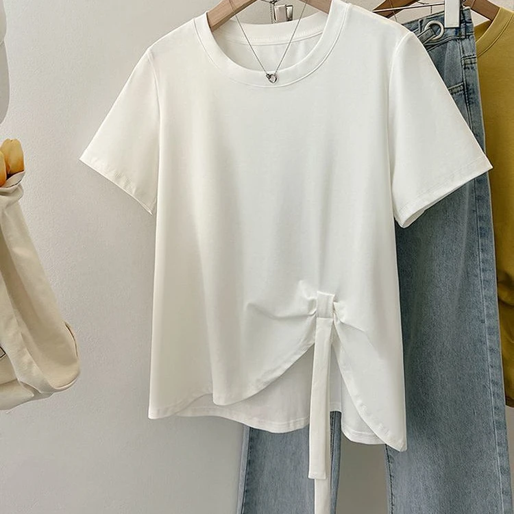 200斤大码女装胖MM夏季新款圆领短袖T恤上衣