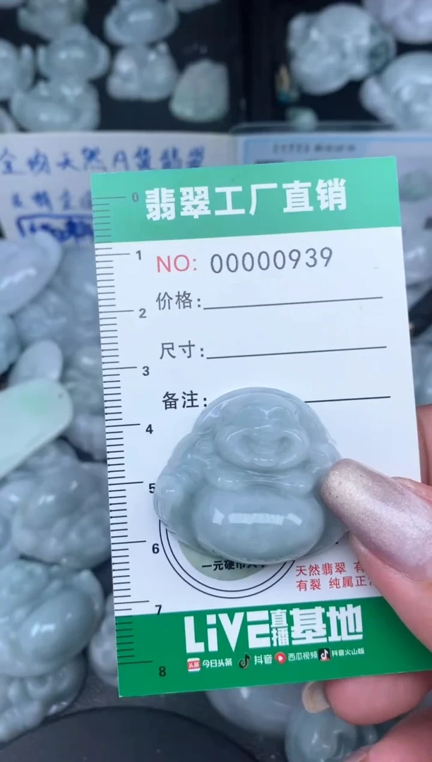 翡翠未镶嵌颈饰缅甸天然A货翡翠0939