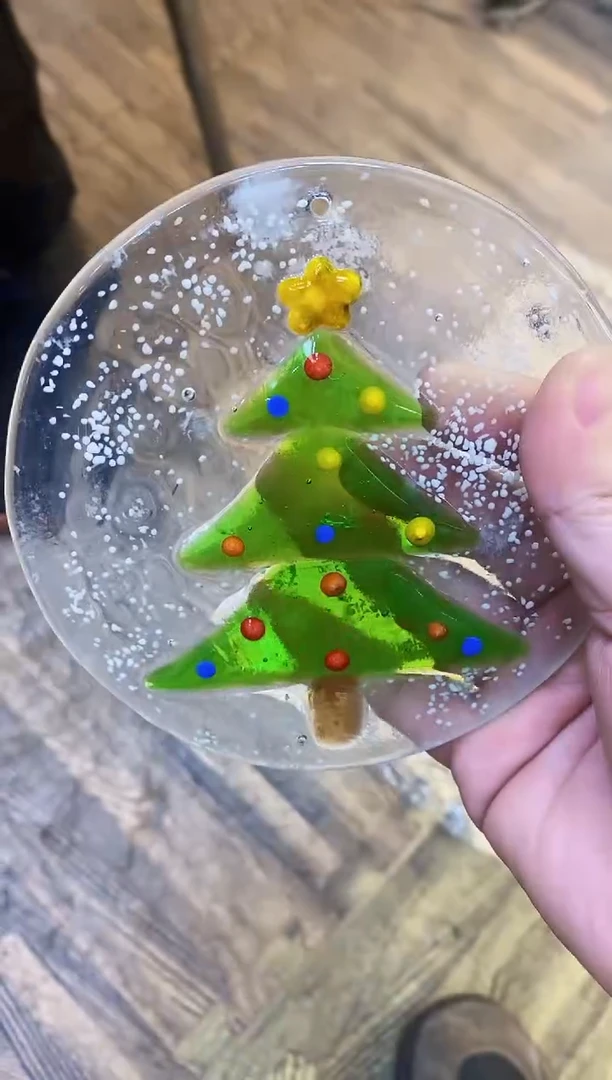 【闪购商品】琉璃手工艺品圣诞树片片