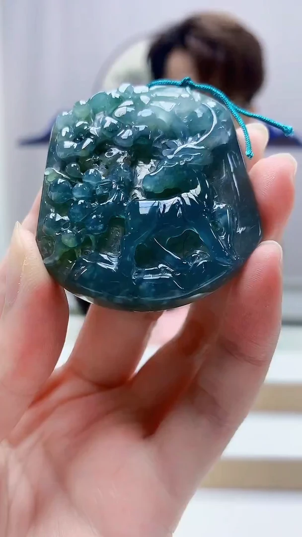 未镶嵌定制翡翠5159zm-毛货挂件49