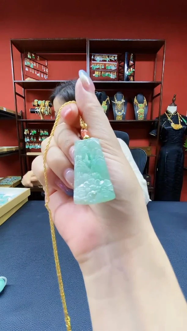 颈饰未镶嵌翡翠翡翠吊坠