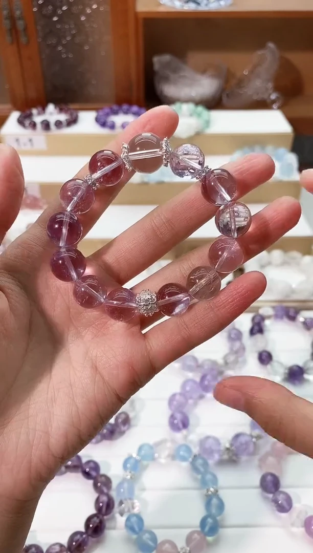 【闪购商品】水晶手串未镶嵌玻利维亚紫水手串